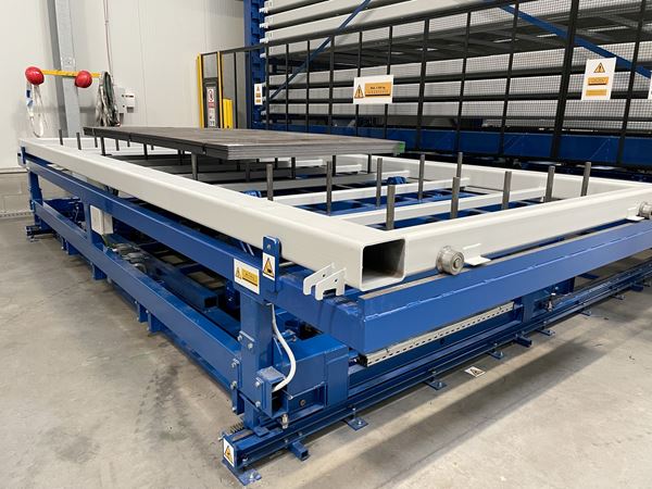 Kassette des Blechlagerturms für Blechtafeln