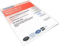 Certificate ISO 45001-2018 - EN