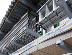 Schwerlast-Kragarmregale für den Aussenbereich