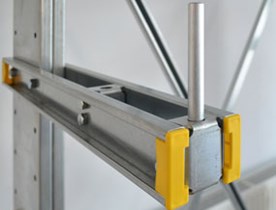 Flexible Stopper für Leichtlast-Kragarmregale