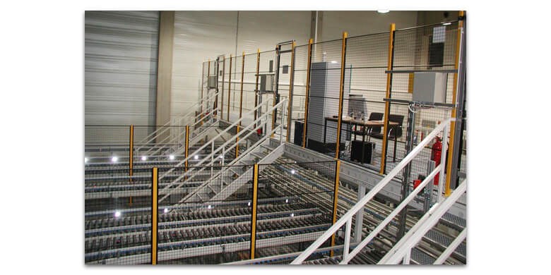 Lagerbühnen für Fördertechnik