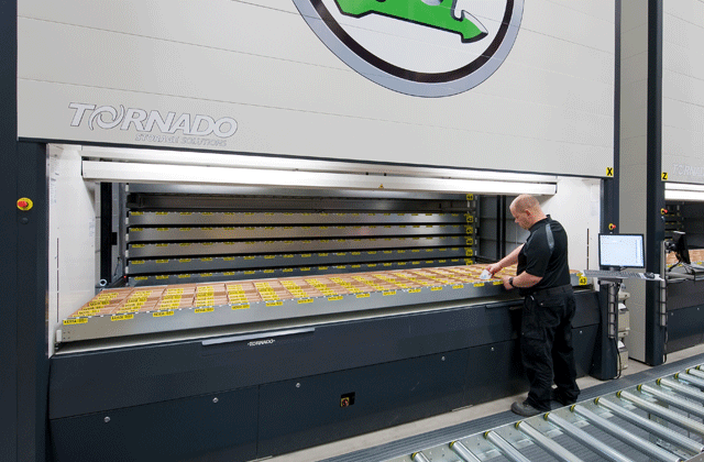 Lagerautomatisierungslösungen für kleine Ladungsträger wie Kisten, Kartons und Kleinwaren